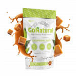 RAW POWDERS Baltymai GO NATURAL, 1 kg, koncentratas (karamelės skonio)