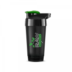 RawPowders Plaktuvė - Gertuvė 700ml (permatoma juoda)