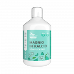 RAW POWDERS Magnio ir kalcio kompleksas, skystas maisto papildas, 500 ml