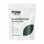 RAW POWDERS Magnio L-Treonatas, 1800 mg, 90 kapsulių
