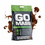 RawPowders Proteinas GO MASS GAINER, 5 kg (&scaron;okolado skonio)