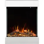 AFLAMO DAME WHITE pakabinamas elektrinis židinys