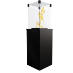 KRATKI PATIO BASIC BLACK dujinis lauko židinys