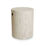 HAPPY COCOONING apsauginis gaubtas ROUND TRAVERTINE