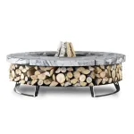 HETTA ROUND 120 INOX-VISCOUNT malkinė lauko laužavietė