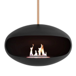 COCOON FIRES AERIS BLACK COPPER ROD biožidinys pakabinamas i&scaron; lubų
