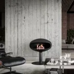 ICON FIRE THE ICONIC PEDESTAL BLACK pastatomas biožidinys