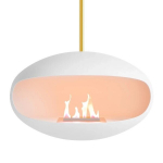 COCOON FIRES AERIS WHITE BRASS ROD biožidinys pakabinamas i&scaron; lubų