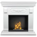 AFLAMO RIVIA WHITE BIO 60 pastatomas biožidinys su apdaila