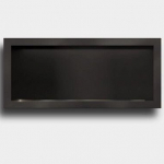 ICON FIRES SLIMLINE FIREBOX RANGE 1350 BLACK biožidinys įmontuojamas