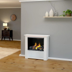 GLOW FIRE POSEIDON WHITE pastatomas vandens garų elektrinis židinys su &scaron;ildymo funkcija