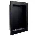 BIOHEAT VERTICAL BLACK biožidinys įmontuojamas - pakabinamas
