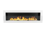 BIOHEAT 1200x400 GLASS TUV WHITE įmontuojamas - pakabinamas biožidinys baltas