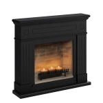 TAGU LARSEN ZenFlame DEEP BLACK pastatomas židinys su apdaila