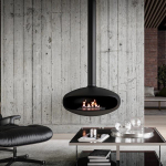 ICON FIRES THE ICONIC BLACK biožidinys pakabinamas i&scaron; lubų