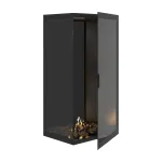 WILD FLAME CORNER 80X160 LEFT kampinis biožidinys įmontuojamas