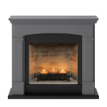 TAGU HELMI ZenFlame SOLID GREY pastatomas židinys su apdaila