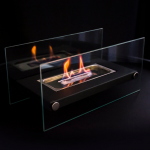 BIOHEAT FIAMMA BLACK pastatomas stalinis biožidinys