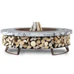 HETTA ROUND 120 CORTEN-VISCOUNT malkinė lauko laužavietė