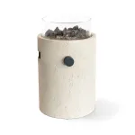 HAPPY COCOONING LUMI STONE TRAVERTINE dujinis lauko židinys