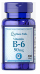 Puritan's Pride Vitamin B-6 50 mg 100 tab