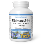 Natural Factors Ultimate 3-6-9 &ndash; 1200 mg 90 softgels