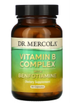 Dr. Mercola Vitamin B Complex with Benfotiamine 60 caps