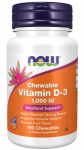 Now Foods Vitamin D-3 1000 IU Chewables 180 chewables