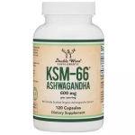 Double Wood Supplements KSM-66 Ashwaganda 600 mg 120 caps