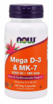 Now Foods Mega D-3 & MK-7 60 vcaps