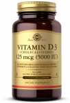 Solgar Vitamin D3 125 mcg (5000 iu) 240 vcaps