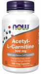 Now Foods Acetyl-L-Carnitine 500 mg 200 vcaps