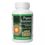 Natural Factors Papaya Enzymes with Amylase and Bromelain 60 chewables