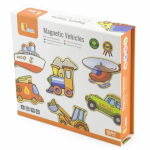 Medinės figūrėlės Magnetiniai automobiliai magnetai 20 vnt Viga