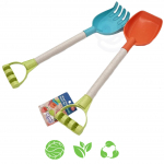 Smėlio žaislų rinkinys 51 cm kastuvas grėbliukas