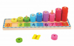 Montessori skaičių, spalvų rū&scaron;iuoklis Mokykimės skaičiuoti