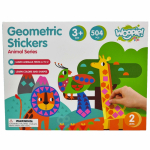 Kūrybinis rinkinys 105 cm Lipdukai Gyvūnai Geometrinės figūros