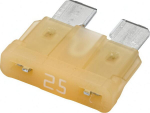Automobilio saugiklis standartinis 32V, 25A, 18.6mm 50x Hella 8JS711689002