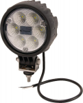 LED darbo žibintas apvalus 24W, 1500lm, 10/30V, &Oslash; 117mm, 6 LED LA10009