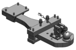 Prikabinimo įtaiso laikanti plok&scaron;tė K80 Scharm&uuml;ller tinka John Deere 009603831A17
