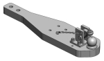 Traukė sustiprintas 7-160 7-175 7-190 7-215 K80 Scharm&uuml;ller tinka Landini 009602500A02
