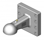 Dalis Scharm&uuml;ller 00650960A02 Rutulinė sukabinimo sistema