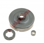 Sankabos būgnelis su guoliu ir žvaigždute pjūklams STIHL MS240, MS260, MS260C, MS026, MS024  žingsnis 325 užgriebiai 7 100791X, 1121 007 1001, 11210071001