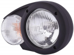 Priekinis žibintas de&scaron;inys Halogenas 12V, &Oslash;144.5mm, Hella 1E3996160001