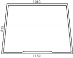 Priekinis kabinos stiklas D6702A