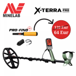 Minelab X-TERRA PRO metalo detektorius + pinpointeris už pusę kainos