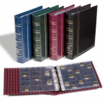 OPTIMA albumas monetoms, juodas (Leuchtturm)