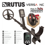 RUTUS VERSA VC metalo detektorius su 28cm DD rite + DOVANA 24cm DD ritė