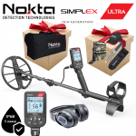 NOKTA SIMPLEX ULTRA WHP metalo detektorius su belaidėmis ausinėmis + DOVANOS