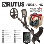 RUTUS VERSA VC metalo detektorius su 28,5cm DD rite + DOVANA SR belaidės ausinės